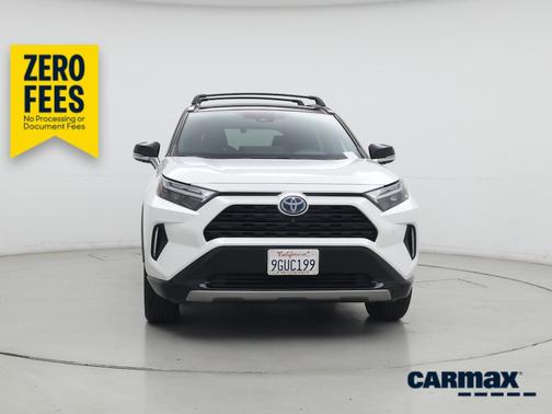 White 2023 Toyota RAV4 Hybrid XSE