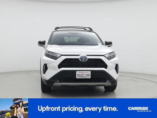 White 2023 Toyota RAV4 Hybrid XSE