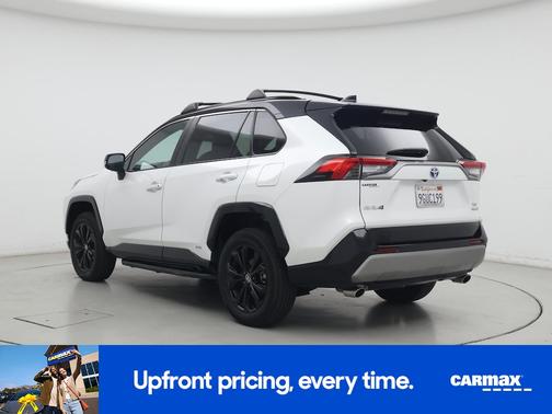 White 2023 Toyota RAV4 Hybrid XSE