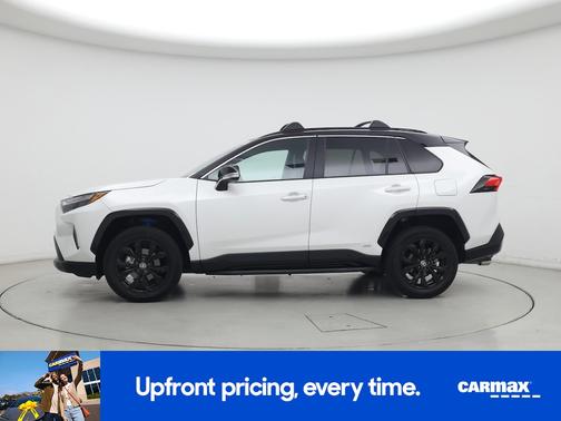 White 2023 Toyota RAV4 Hybrid XSE