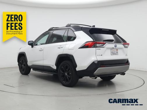 White 2023 Toyota RAV4 Hybrid XSE