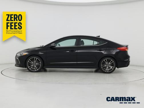 Black 2018 Hyundai ELANTRA Sport