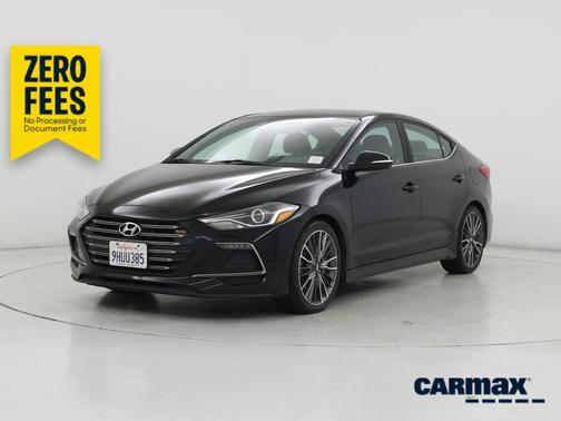 Black 2018 Hyundai ELANTRA Sport