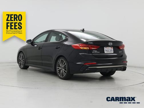 Black 2018 Hyundai ELANTRA Sport