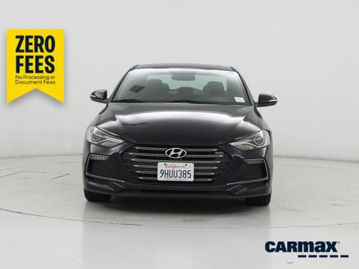 Black 2018 Hyundai ELANTRA Sport