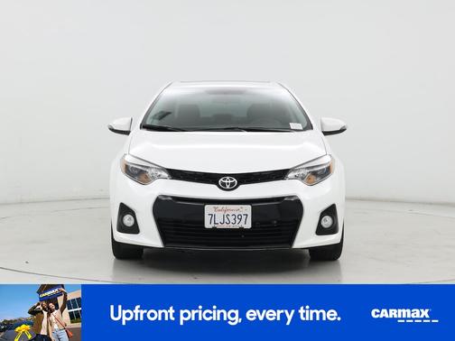 White 2015 Toyota Corolla S