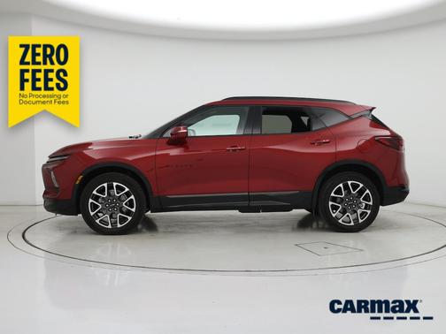 Red 2025 Chevrolet Blazer RS