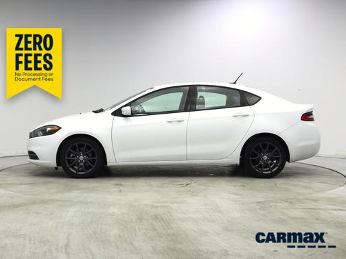 White 2016 Dodge Dart SE