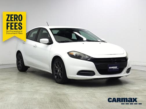 White 2016 Dodge Dart SE