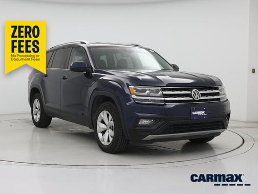 Blue 2018 Volkswagen Atlas SE w/Tech
