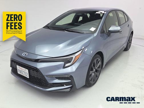 Blue 2025 Toyota Corolla Hybrid SE
