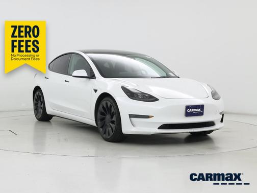 White 2023 Tesla Model 3 Performance