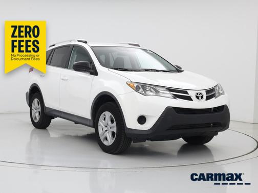 White 2014 Toyota RAV4 LE