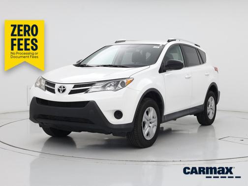White 2014 Toyota RAV4 LE