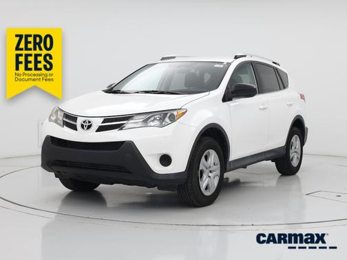White 2014 Toyota RAV4 LE