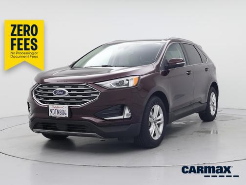 Burgundy 2020 Ford Edge SEL
