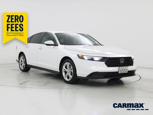 White 2023 Honda Accord LX