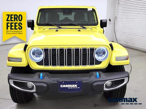 Yellow 2024 Jeep Wrangler 4xe Sahara
