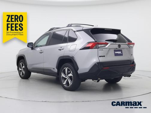 Silver 2025 Toyota RAV4 Plug-In Hybrid SE