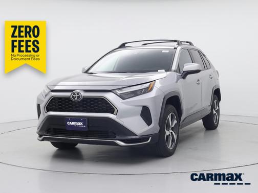 Silver 2025 Toyota RAV4 Plug-In Hybrid SE