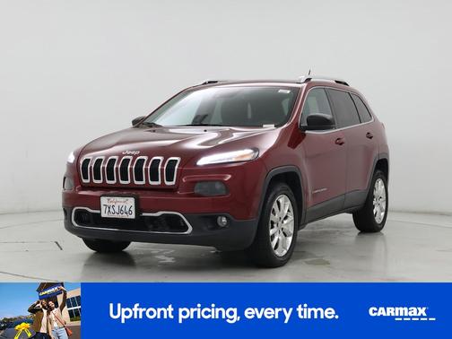 Red 2014 Jeep Cherokee Limited