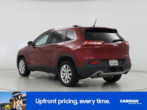 Red 2014 Jeep Cherokee Limited