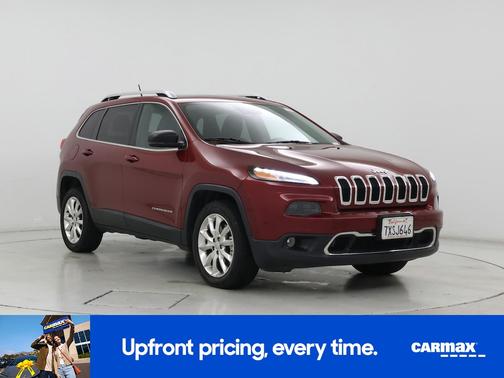 Red 2014 Jeep Cherokee Limited
