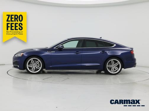 Blue 2018 Audi A5 Premium Plus