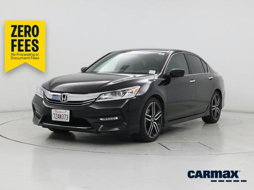 Black 2017 Honda Accord Sport