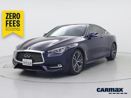 Blue 2021 INFINITI Q60 Luxe
