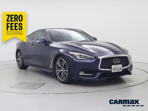 Blue 2021 INFINITI Q60 Luxe