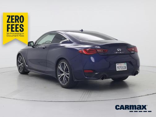 Blue 2021 INFINITI Q60 Luxe