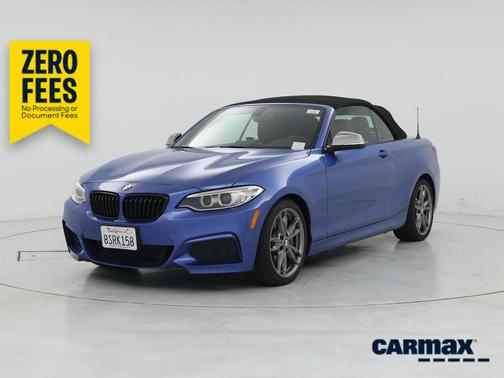 Blue 2017 BMW M240 I