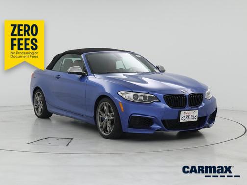 Blue 2017 BMW M240 I