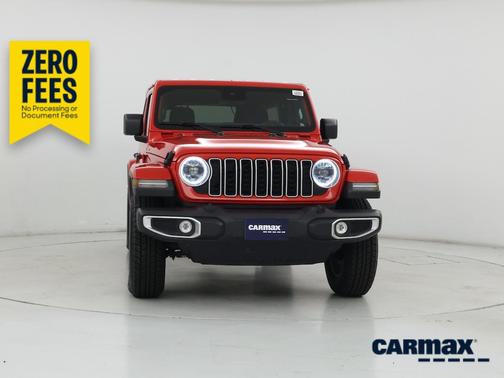 Red 2025 Jeep Wrangler Sahara