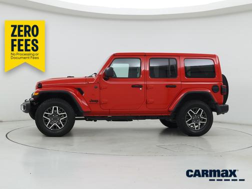 Red 2025 Jeep Wrangler Sahara
