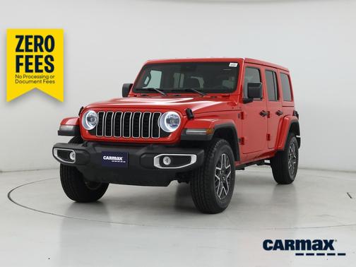 Red 2025 Jeep Wrangler Sahara