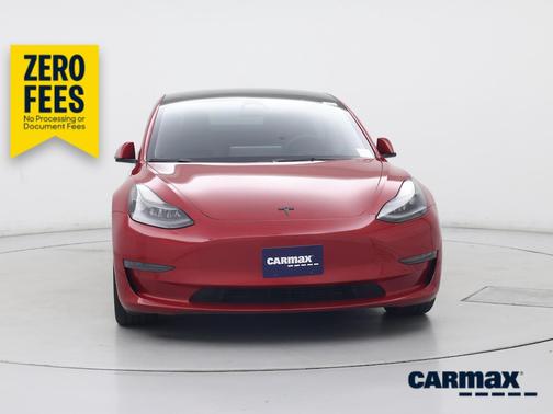 Red 2023 Tesla Model 3