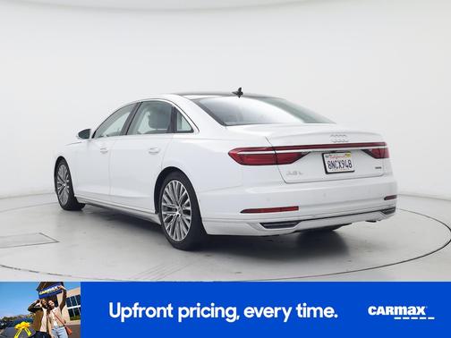 White 2019 Audi A8 L