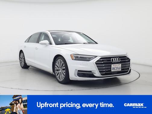 White 2019 Audi A8 L