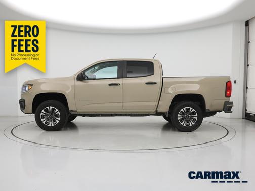 Tan 2021 Chevrolet Colorado Z71