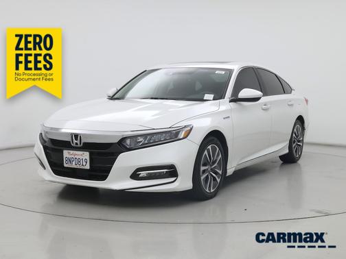 White 2020 Honda Accord Hybrid EX