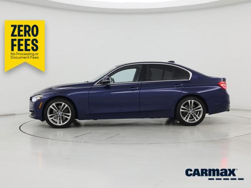 Blue 2017 BMW 330 I