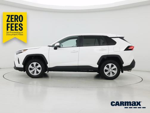 White 2025 Toyota RAV4 LE