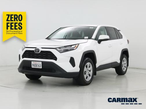 White 2025 Toyota RAV4 LE