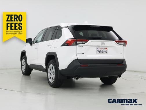 White 2025 Toyota RAV4 LE