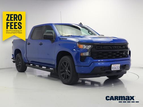 Blue 2023 Chevrolet Silverado 1500 Custom