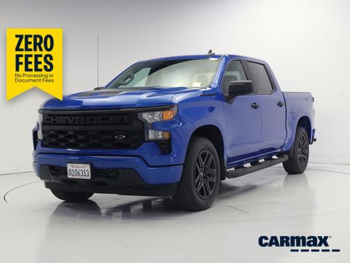 Blue 2023 Chevrolet Silverado 1500 Custom