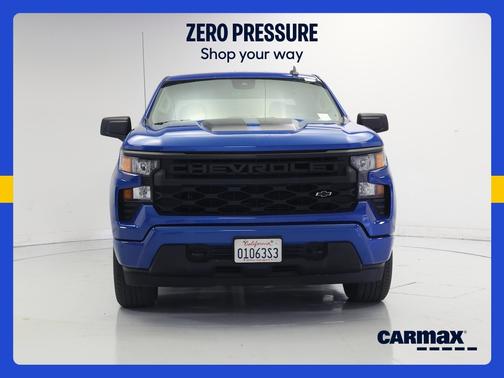 Blue 2023 Chevrolet Silverado 1500 Custom