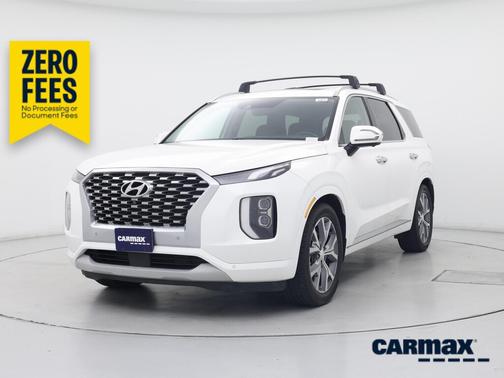 White 2021 Hyundai PALISADE Limited